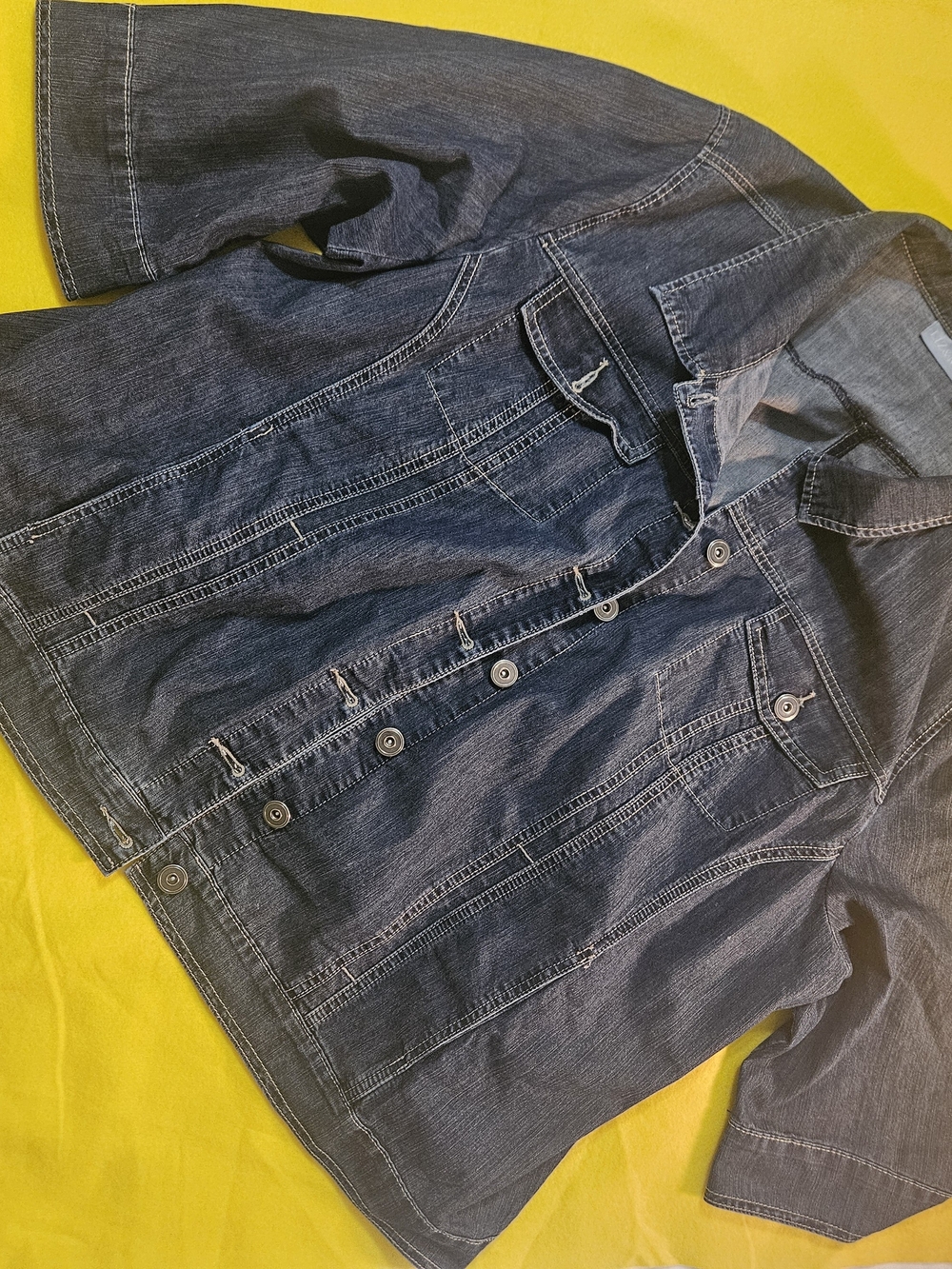 Liz & Me Dark Blue Denim Jean Jacket
